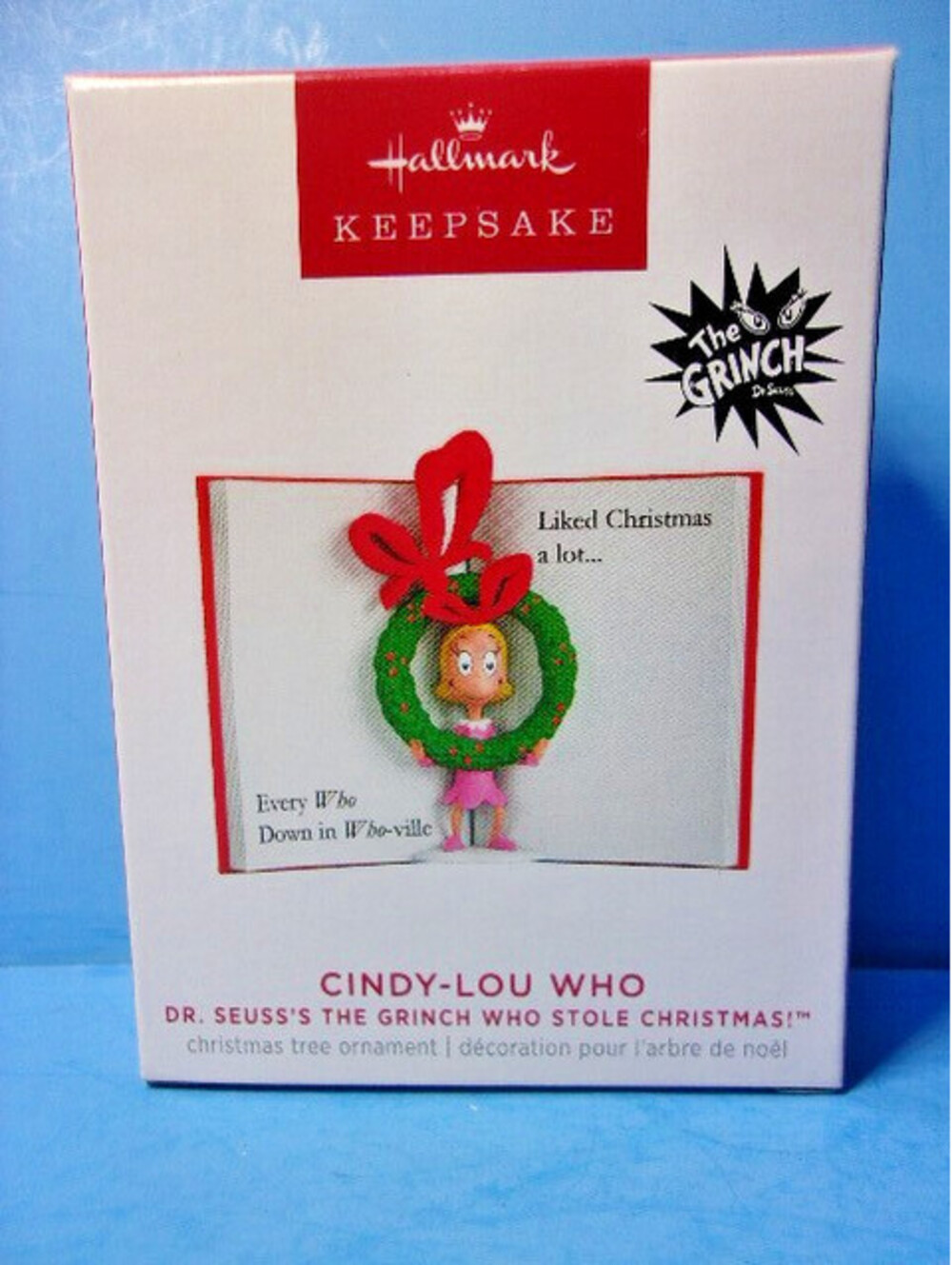 Hallmark Keepsake Ornament 2023 The Grinch CINDY-LOU WHO Christmas Ornament NIB